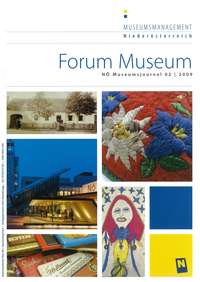 Cover Magazin Forum Museum 2009-2, Abbildung: bunte Bildercollage aus Bildern von Museen und Ausstellungen