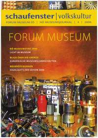 Cover Magazin Forum Museum 2006-1, Abbildung Leuchtdioden